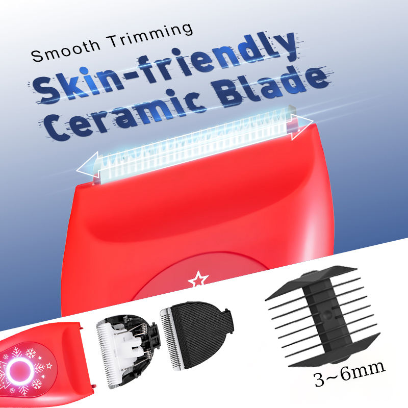 Men's Wet/Dry Electric Groin Groomer with Ceramic Blades - Image 3