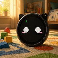 Robot de bureau intelligent avec oreilles de chat, assistant éducatif, interaction vocale, contrôle par application