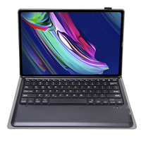 Étui de protection de clavier sans fil en cuir pour tablette PC Rechargeable magnétique pour Lenovo Tab P12 Pro 12.6 TB-Q706F