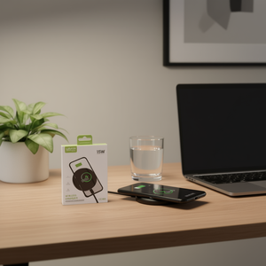 Cargador Inalámbrico Greenlyca de 15W con Carga Rápida para Teléfonos Inteligentes - Product Image 2