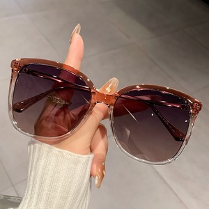 Lunettes de soleil polarisées personnalisées TR pour femmes, protection UV, grande marque, populaire auprès des influenceurs, monture large - Product Image 3