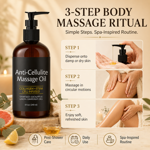 <span class=keywords><strong>Aceite</strong></span> de Masaje Corporal Personalizado al por Mayor Anticelulítico con Colágeno Orgánico Natural para el Cuidado de la Piel Suave y Reafirmante - Product Image 4