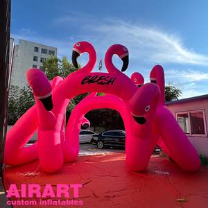 <span class=keywords><strong>Arche</strong></span> gonflable flamant rose unique pour boutique éphémère de centre commercial - Product Image 2