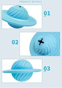 UFO en forme de chien distributeur de friandises jouet attraper jeu extérieur mouche disque Pet Puzzle jouet - Product Image 5