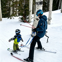 Sac à dos d'assistance au ski pour enfants personnalisé en usine, harnais d'entraînement pour le ski et le snowboard pour enfants