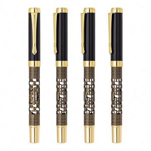 High Quality Luxury Custom Custom Logo Metal Roller Ballpoint <b>Pens</b> 0.7mm Executive Business School Office Use Perfect Gift - Product Image 1