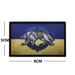 Aksesoris pakaian bordir Patch hati selebriti Internet Ins pita ajaib Morale lencana ramah lingkungan <span class=keywords><strong>Hook</strong></span> & <span class=keywords><strong>Loop</strong></span> garmen - Product Image 4