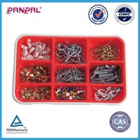 Juego de Herrajes Multiusos PANPAL de 466 Piezas, Ganchos, Tornillos, Tacos para Pared, para Mejoras del Hogar, Reparaciones y Proyectos de Colgar Cuadros
