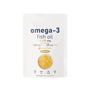 <strong>Omega</strong>-<strong>3</strong> Deep Sea Fish Oil Softgels-120/240Softgels Rich in <strong>EPA</strong> &amp; <strong>DHA</strong> Supports Brain &amp; Heart Health Food Supplements - Product Image 1