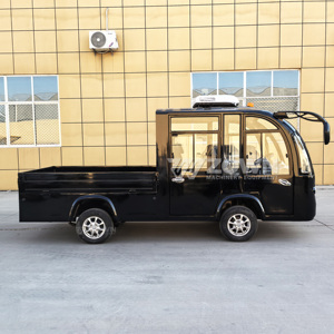 Autobús Turístico Eléctrico Semicerrado con Ventanas Flexibles, Vehículo Utilitario para Parques con Caja de Carga - Product Image 3