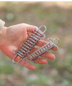 Outdoor Camping Zelt Feder haken Schnalle Hochfester Edelstahl Elastischer Kordel haken Sonnenschutz Befestigungs haken Feder hakens ch laufe - Product Image 3