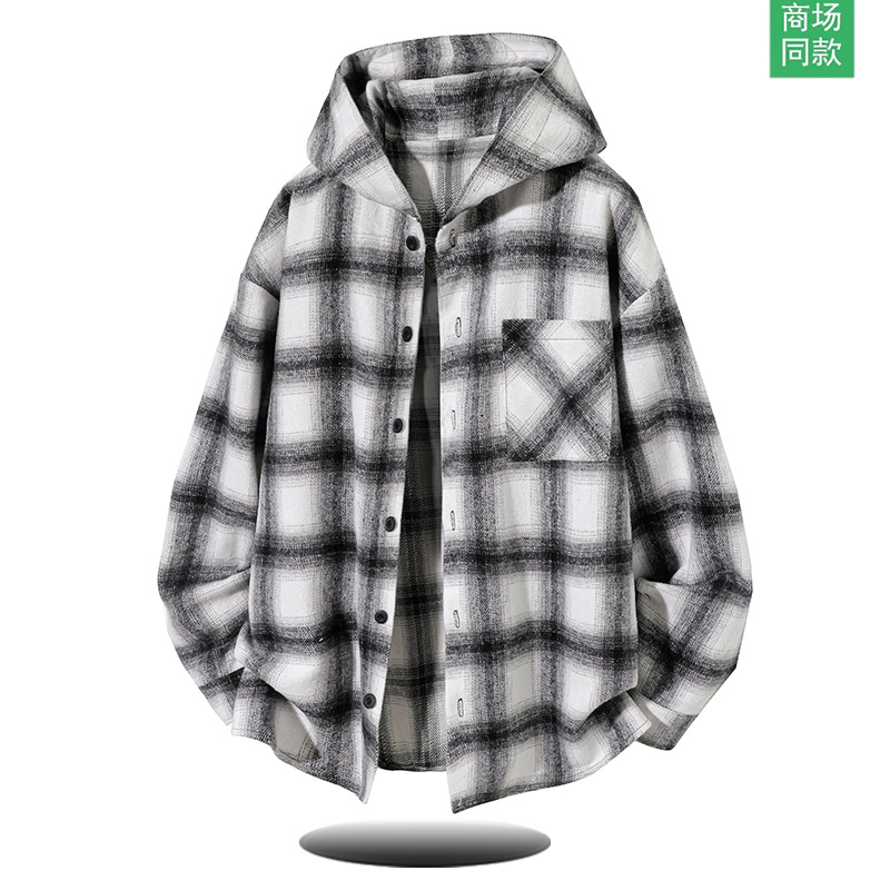 Black and white checkered shirt