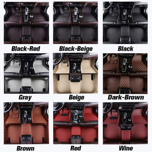 Tappetini Auto di lusso in pelle Set completo 3 pezzi accessori interni per Auto personalizzati spessi 3.5mm - Product Image 4