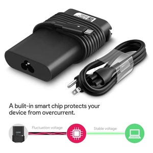 <span class=keywords><strong>Chargeur</strong></span> pour <span class=keywords><strong>ordinateur</strong></span> portable USB-C 65W compatible avec <span class=keywords><strong>Dell</strong></span> Latitude, avec adaptateur secteur et cordon d'alimentation - Product Image 3