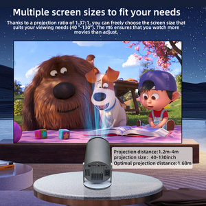 HY300 Mini LED lazer Video projektör 4k 1080P ev sineması taşınabilir Wifi Android akıllı projektör - Product Image 4