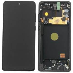 Écran complet avec cadre pour Samsung Galaxy Note 10 Lite noir – Pièce de rechange - Product Image 3