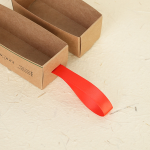 Boîte à tiroir en papier kraft écologique recyclable, design bordure verte, mini boîte de rangement pour accessoires floraux, carton cadeau - Product Image 3
