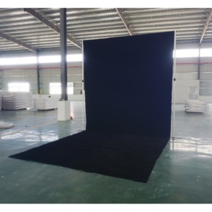 Aluminum Adjustable <b>Backdrop</b> <b>Stand</b> with Silver Pipe and Drape for Wedding Events 3-Year Warranty - Product Image 4