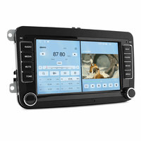 Navigation automobile Android 7'' pour VW Passat Polo Golf Seat Leon Skoda, CarPlay sans fil, Android Auto, autoradio, commande au volant