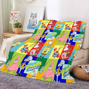 Nueva <span class=keywords><strong>Manta</strong></span> de Personajes de Dibujos Animados Amarilla, Mantas de Felpa Personalizadas <span class=keywords><strong>para</strong></span> Sofá, Regalos <span class=keywords><strong>para</strong></span> Niños - Product Image 2