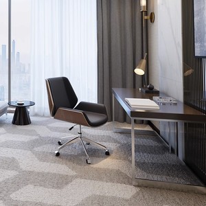 Silla de Oficina Moderna y Sencilla de Cuero <span class=keywords><strong>Ode</strong></span> <span class=keywords><strong>to</strong></span> <span class=keywords><strong>Joy</strong></span>, Ergonómica y Giratoria con Reposacabezas Ajustable para Estudio, Reuniones o Uso Doméstico - Product Image 4