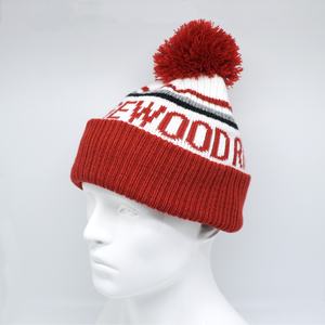 High Quality Customizable Bobble Hat Thick Beanie With 3D Embroidery Logo Pompom Style Character or Camouflage Pattern - Product Image 4