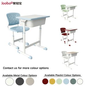Bàn trước đồ nội thất trường học học sinh tiểu học nghiên cứu bàn ghế máy tính bàn Chiều cao bàn có thể điều chỉnh cho các trường học giá thấp - Product Image 5