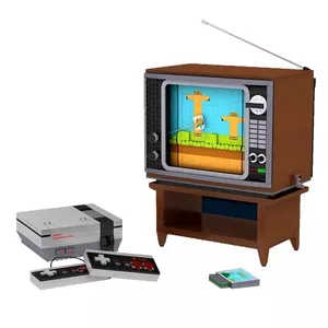 금형 왕 10013 장난감 비디오 게임 어린이 크리스마스 선물 Lepini 기술 엔터테인먼트 시스템 TV 모델 빌딩 블록