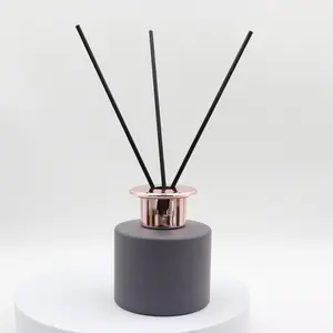 Wholesale Rattan Reed Sticks Home Fragrance Diffuser Bathroom Scent retainer Empty Reed Diffuser Glass Bottle