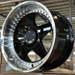 17inch 5x100 5x114.3 5 nói sâu môi Nhật Bản Phong cách hợp Kim Xe bánh xe vành cho Chevrolet Camaro BMW <span class=keywords><strong>Acura</strong></span> <span class=keywords><strong>TSX</strong></span> GMC Mercedes r107 - Product Image 1