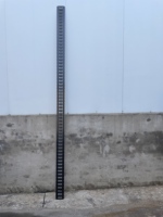 Rail de rideau de toit en acier noir, rail coulissant à rouleaux pour remorque à rideaux latéraux Tautliner