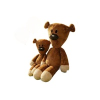 OEM ODM Personnalisé Peluche Ours en Peluche Honnête, Poupée Ours, Coussin Ours, Poupée de Confort pour Enfants, Cadeau d'Anniversaire, Polyester