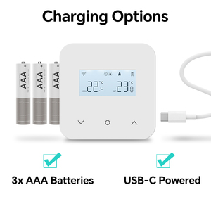 <span class=keywords><strong>Thermostat</strong></span> de chauffage d'ambiance Zigbee <span class=keywords><strong>filaire</strong></span> simple avec sortie libre qui contrôle la <span class=keywords><strong>chaudière</strong></span> à <span class=keywords><strong>gaz</strong></span> à contact sec - Product Image 6