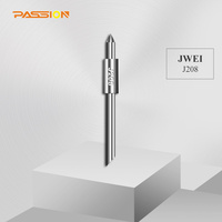 JINGWEI Lame de coupe-traînée à tige ronde J201 J202 J203 J204 J208 Couteau en carbure de tungstène Planche à découper Lame rotative à traînée industrielle