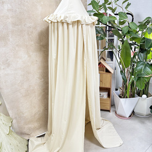 Moustiquaire conique double couche pour <span class=keywords><strong>lit</strong></span> bébé, tente suspendue sans installation, design princesse - Product Image 6