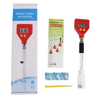 pH-mètre numérique de poche avec électrode en verre, testeur de pH de 0,00 à 14,00 pour l'eau, les aliments, le fromage, le lait, le sol
