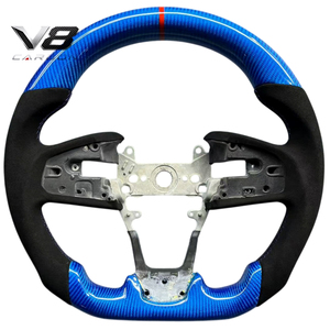 V8carbon pour <span class=keywords><strong>DS3</strong></span> DS4 N ° 4 accessoires intérieurs pour voiture, pièces automobiles, modification, sport, course, volant personnalisé en fibre de carbone véritable - Product Image 4
