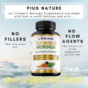 Capsule di Curcuma e Moringa con Etichetta Privata da Fabbrica GMP, Integratore Energetico, Capsule di Curcuma Bestseller - Product Image 2