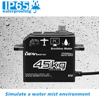 Servomoteur numérique sans balais HV 45 kg certifié CE RoHS, engrenages entièrement métalliques, couple élevé pour voiture RC, avion, bateau YIPINservo YP3345BLS