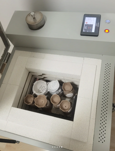 Four électrique monté sur le dessus en céramique de taille moyenne maison école <span class=keywords><strong>atelier</strong></span> d'artisanat équipement de chauffage de laboratoire d'artiste - Product Image 2