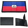 Patch Haïti patchs drapeau Haïti patchs brodés pour sacs à dos casquettes chapeaux vestes pantalons crochet et boucle