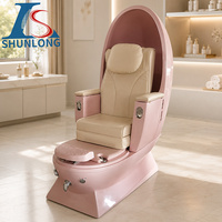 Capsule ongles tremper pied canapé bain de pieds équipement pour ongles coquille d'oeuf bain de pieds chaise de massage électrique chaises de pédicure