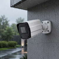 Cámara IP Exterior Tipo Bala Fija POE de 6K y 12MP con Doble Luz Inteligente, Audio Bidireccional, Color Completo y Detección de Personas y Vehículos