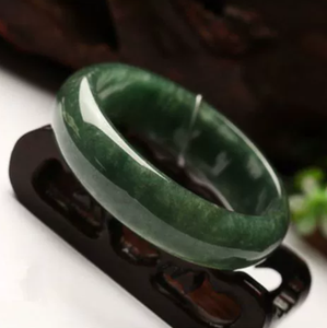 Cui Hellgrünes Armband mit Schwimmenden Blüten aus Natürlichem <span class=keywords><strong>Wangfu</strong></span>-Jade für Damen, Modisches Echtes Jade-Armband mit Schwimmenden Blüten - Product Image 6