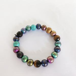 Cuentas Redondas de Aleación de Titanio TC4 Zoryn para Pulseras y Collares, Fabricación de Joyería DIY con Acabado Anodizado Electrochapado en Color PVD - Product Image 4