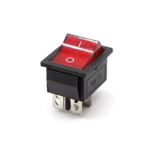 Interruptor Basculante 2900 de 123 mm con Indicador LED Rojo, IP33, Material ABS, para Generador - Product Image 2