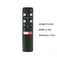 Control Remoto de Repuesto RC802V FLR1, Infrarrojo IR, Compatible con TCL 4K Smart TV FMR1 RC802V FNR1 40S334 50S434 55S434 75S434 40S330 70S430