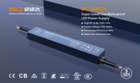 Alimentation LED extérieure ultra-compacte étanche IP67 200W DC12V 24V 48V Garantie 5 ans