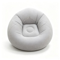 Canapé gonflable individuel, fauteuil paresseux portable, tabouret gonflable, pouf gonflable pour le camping