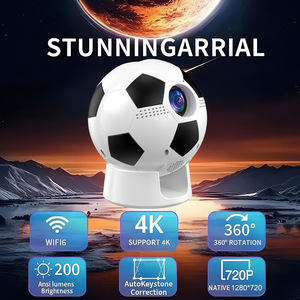 Proyector Portátil con Forma de Balón de Fútbol, 720P, Inalámbrico, WiFi, Batería Integrada, para Uso Doméstico - Product Image 3